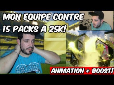 [FUT 17] MON EQUIPE CONTRE 15 PACKS A 25K [PACK OPENING] [ANIMATION + BOOST] [FR] - [FUT 17] MON EQUIPE CONTRE 15 PACKS A 25K [PACK OPENING] [ANIMATION + BOOST] [FR]