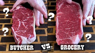 Grocery Store vs  Butcher Shop Steak  Steak Experiments