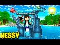 noob Girl tames SECRET Minecraft Mob.. (Block Ness Monster #10)