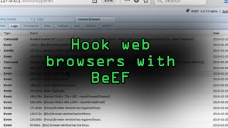 Take Control of Web Browsers with BeEF [Tutorial] screenshot 5