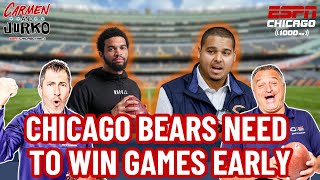 The Chicago Bears NEED to Win Games Early in the Schedule to Help Caleb Williams!