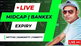 🔴 Live MIDCAP NIFTY Expiry | bankex expiry monday | 13 May #midcap #bankex