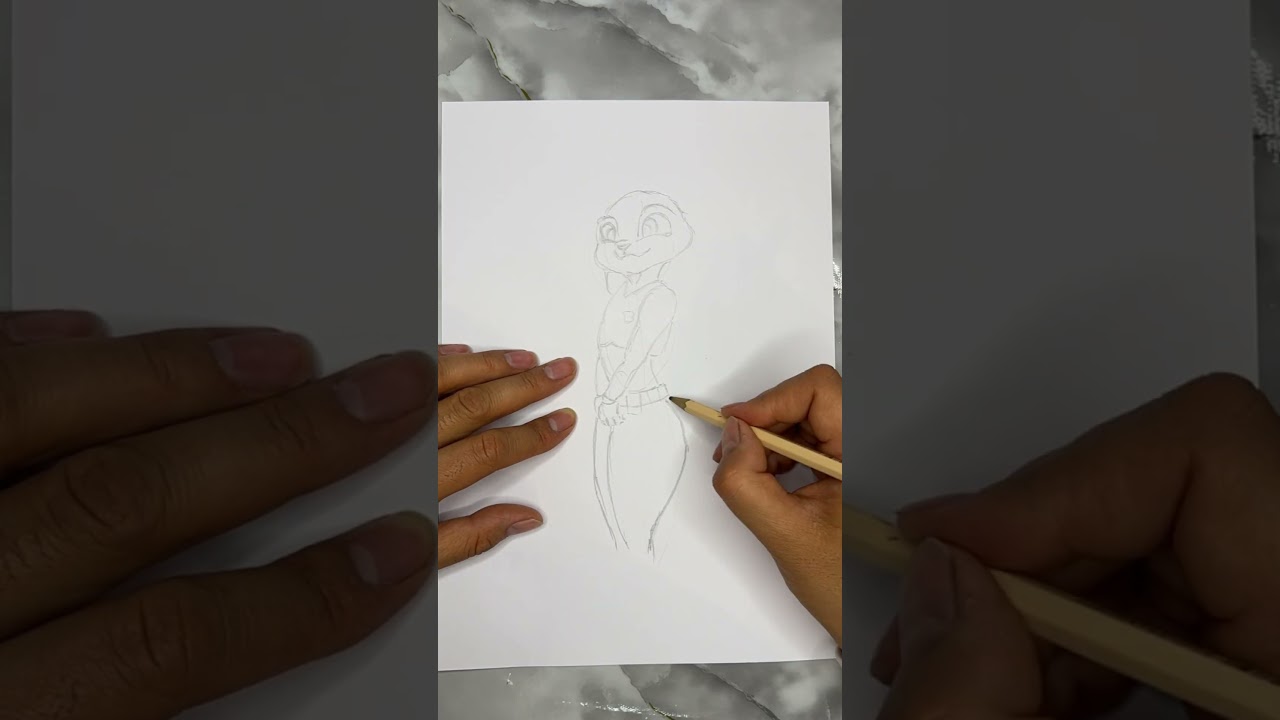 Drawing Judy Hopps from Zootopia  