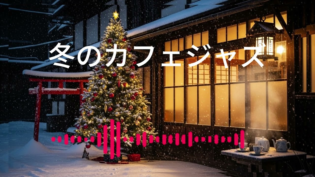冬のコーヒージャズ ❄️ 雪降るカフェで集中する勉強用ジャズ