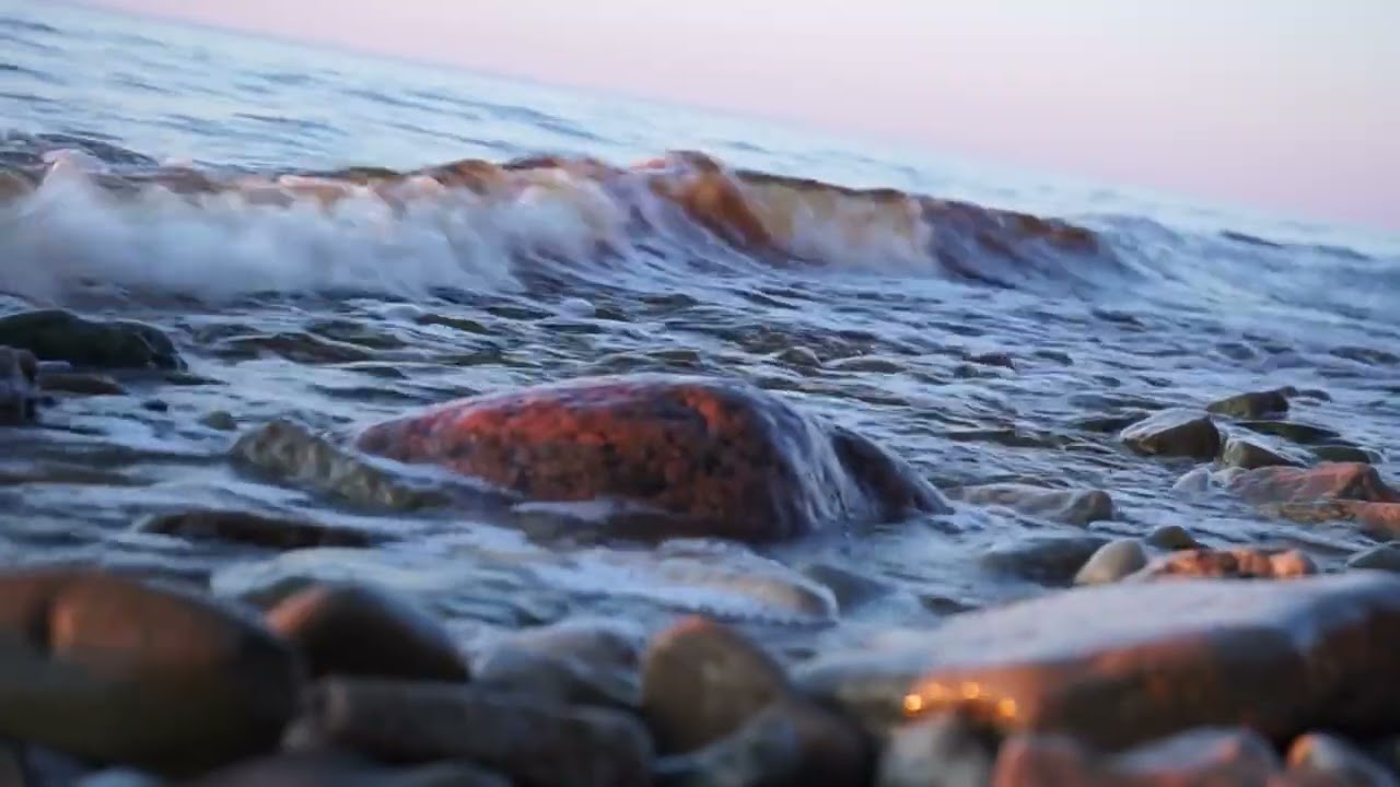 Sunset at Valaste Waterfall, Estonia