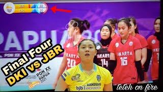 Final Four PON XX PAPUA Putri | DKI JAKARTA vs JAWA BARAT
