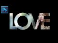 Stunning text effect in photoshop  photoshop text effect tutorial