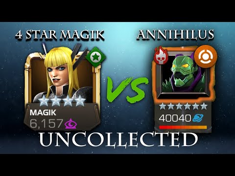 4 Star Magik Vs. Annihilus (Uncollected) The Living Death Who Walks-Marvel Contest of Champions
