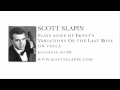 Scott Slapin (viola) performs Variations by Ernst on The Last Rose