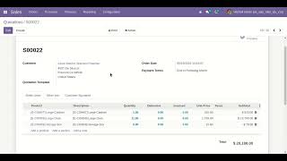 Total Items Quantity In Sale & Invoice Odoo