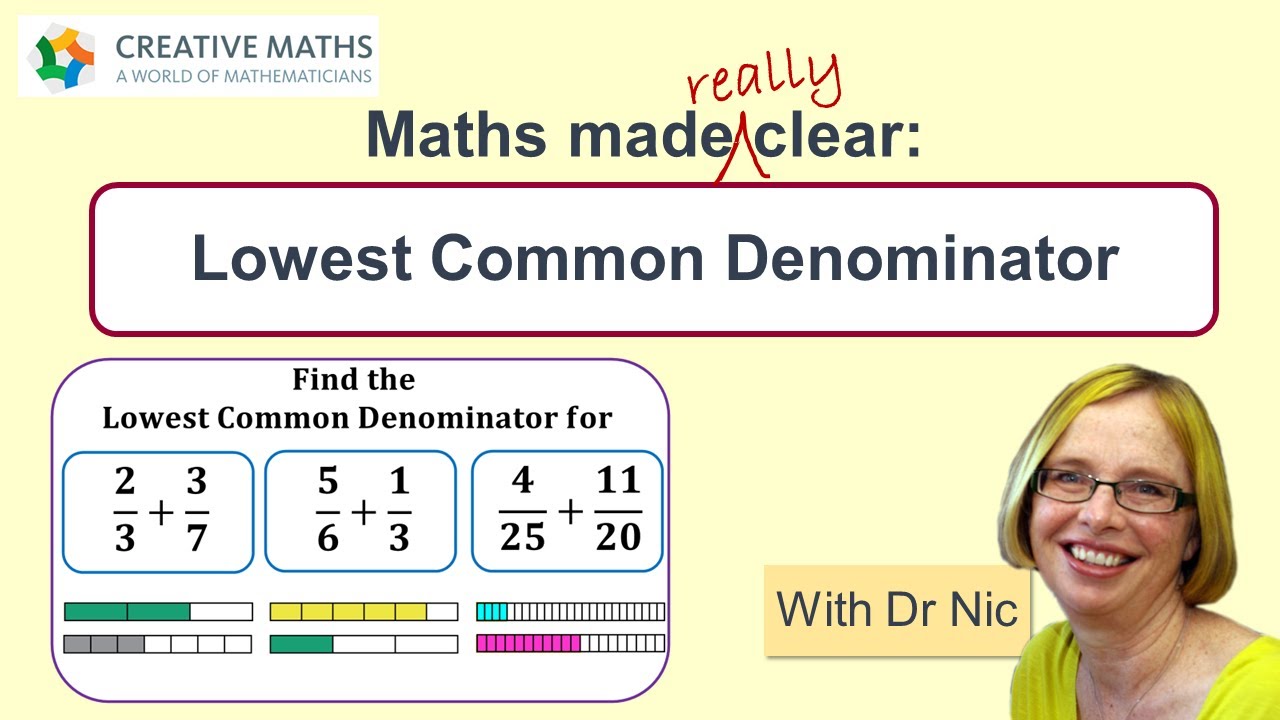 Least Common Denominator Fraction Worksheet Pdf