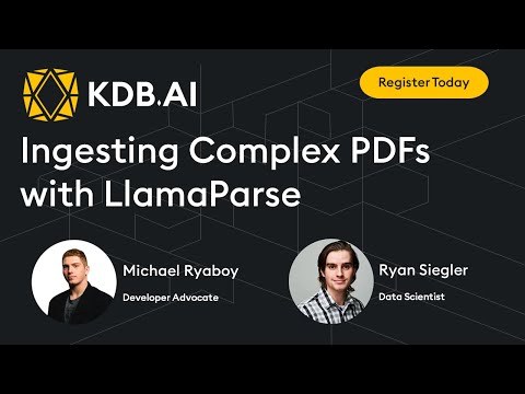 Ingesting Complex PDFs with LlamaParse for RAG Workflows