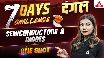 Semiconductors and Diodes | ONE SHOT | NEET 2024 | Physics | Tamanna Chaudhary