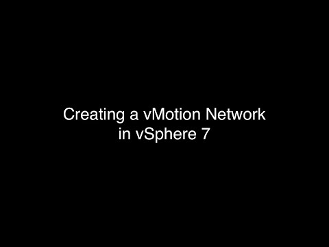 تصویری: آیا شبکه vMotion نیاز به مسیریابی دارد؟