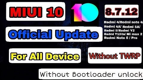 MIUI 10 For All Xiaomi devices without Bootloader || without TWRP || Tech Mind