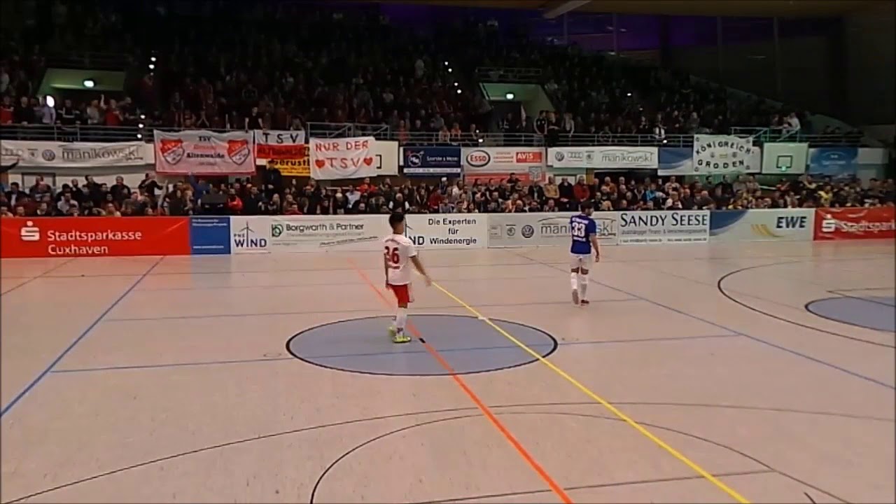 2018-01-26: Fussball: 30. Masters-Cup: Spiel 3/5: Rot-Weiss Cuxhaven - Eintracht Cuxhaven 1:5