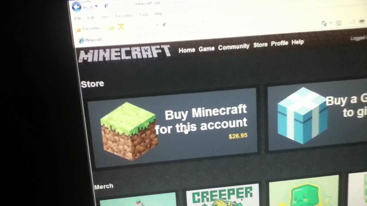 Minecraft "free" premium account attempt - YouTube