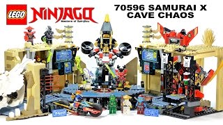 LEGO® Ninjago 70596 Samurai X Cave Chaos Speed Build w/ Jay Lloyd Wu Kozu Pythor & Cryptor