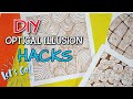 Diy illusion art  illusion trick hacks  drawsome awesome