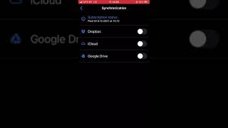 App SecureCard: The process of synchronization with Google Drive