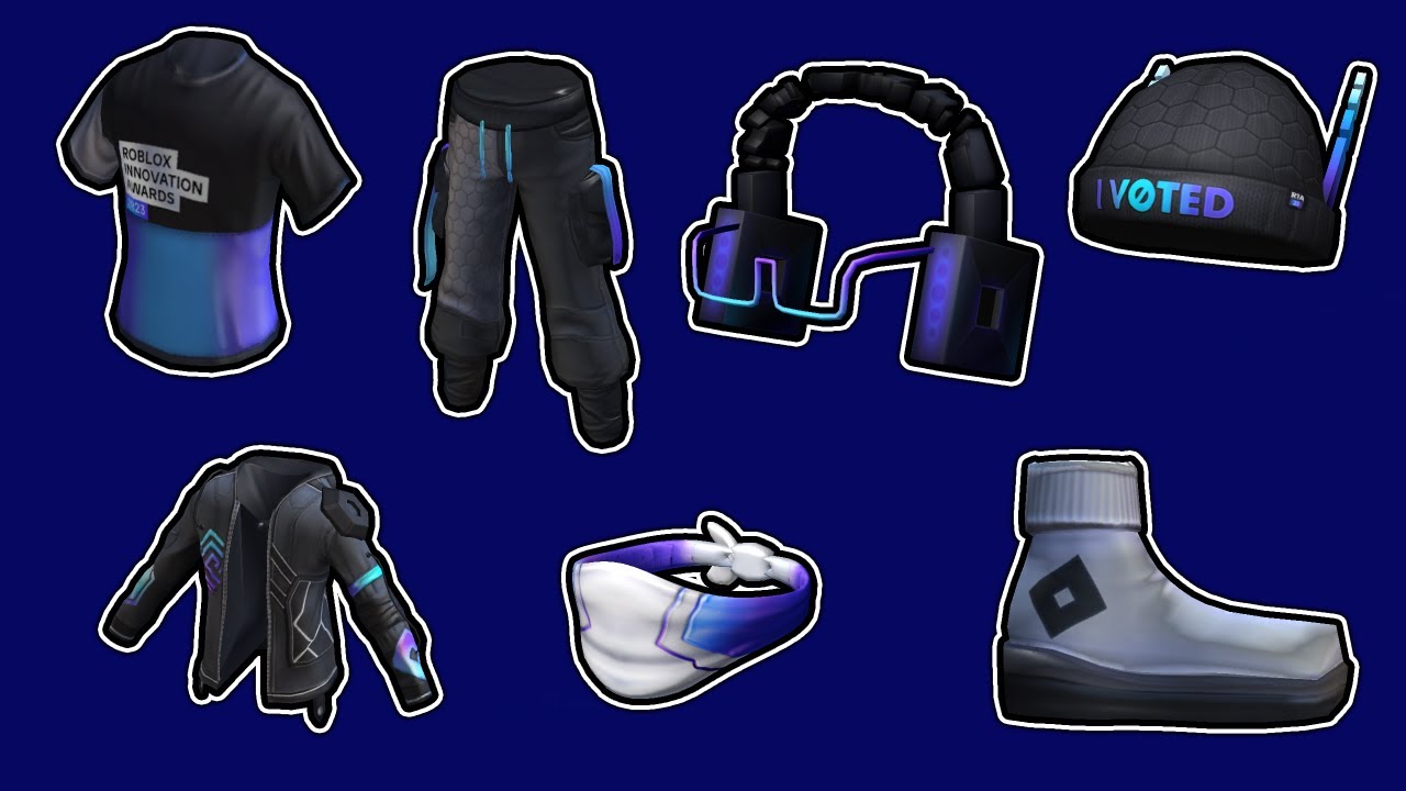 CONSIGUE 7 ITEMS GRATIS del EVENTO ROBLOX INNOVATION AWARDS 2023 (VOTING HUB)
