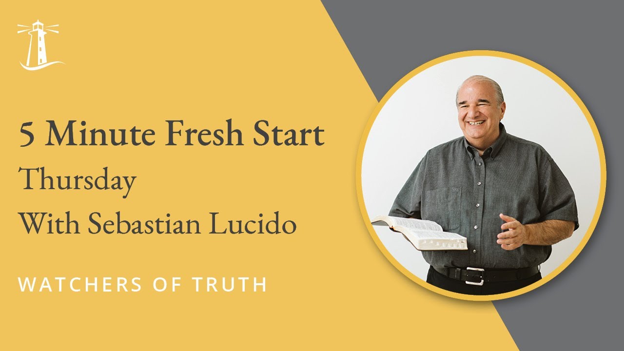Thursday 5-Minute Fresh Start