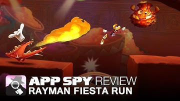 Rayman Fiesta Run iOS iPhone / iPad Gameplay Review - AppSpy.com