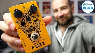 Caline Fuzzy Bear CP-46 Fuzz Pedal Review (Hendrix Fuzz Face Style)