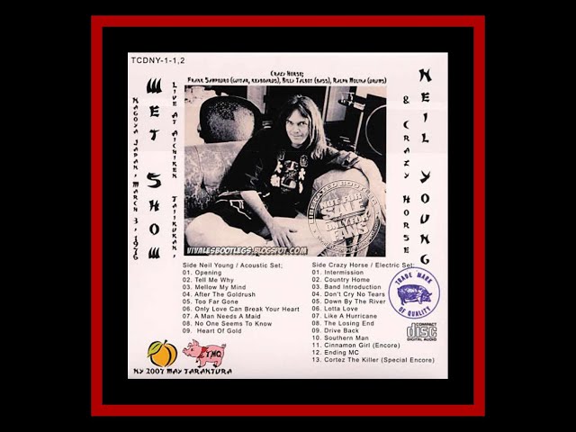 70sに流行った新宿のDISCO‐CRAZY‐HORSEのマッチ×2個。 Neil Young and Crazy Horse - Nagoya, Japan 1976 (Part 1