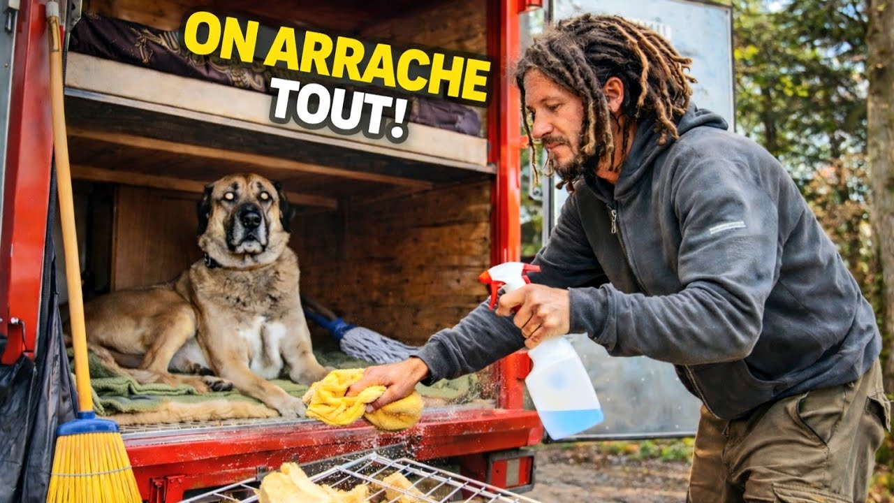 JE FAIS LE GRAND MÉNAGE DE PRINTEMPS DANS MON CAMION ! 