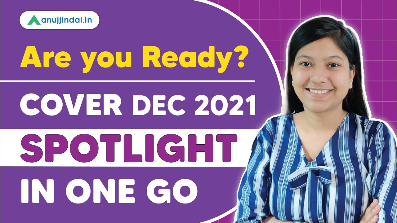 RBI Grade B 2022 | Monthly Current Affairs Spotlight Revision | December 2021-Session 2 | Neha Ma'am