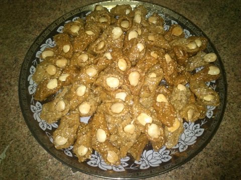 Blighat De Sésamo Y Almendras Comida De Marruecos