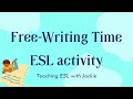 Esl warmup activity free writing time  iesl warmup activities and games