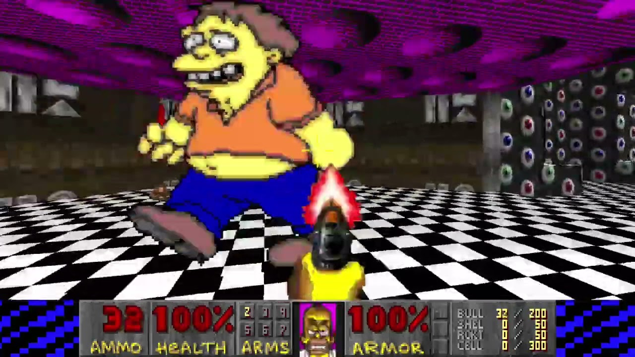 Doom Simpsons boss 1