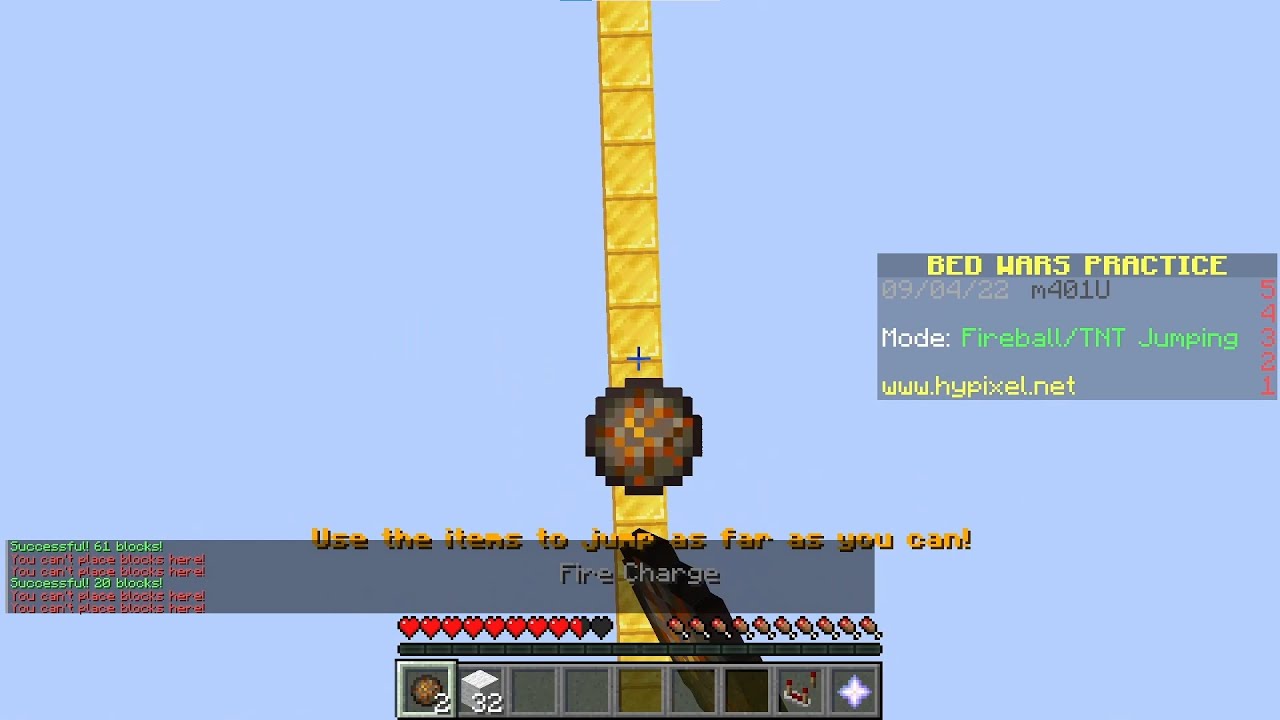 Hypixel Fireball Jump Max Score / World Record YouTube