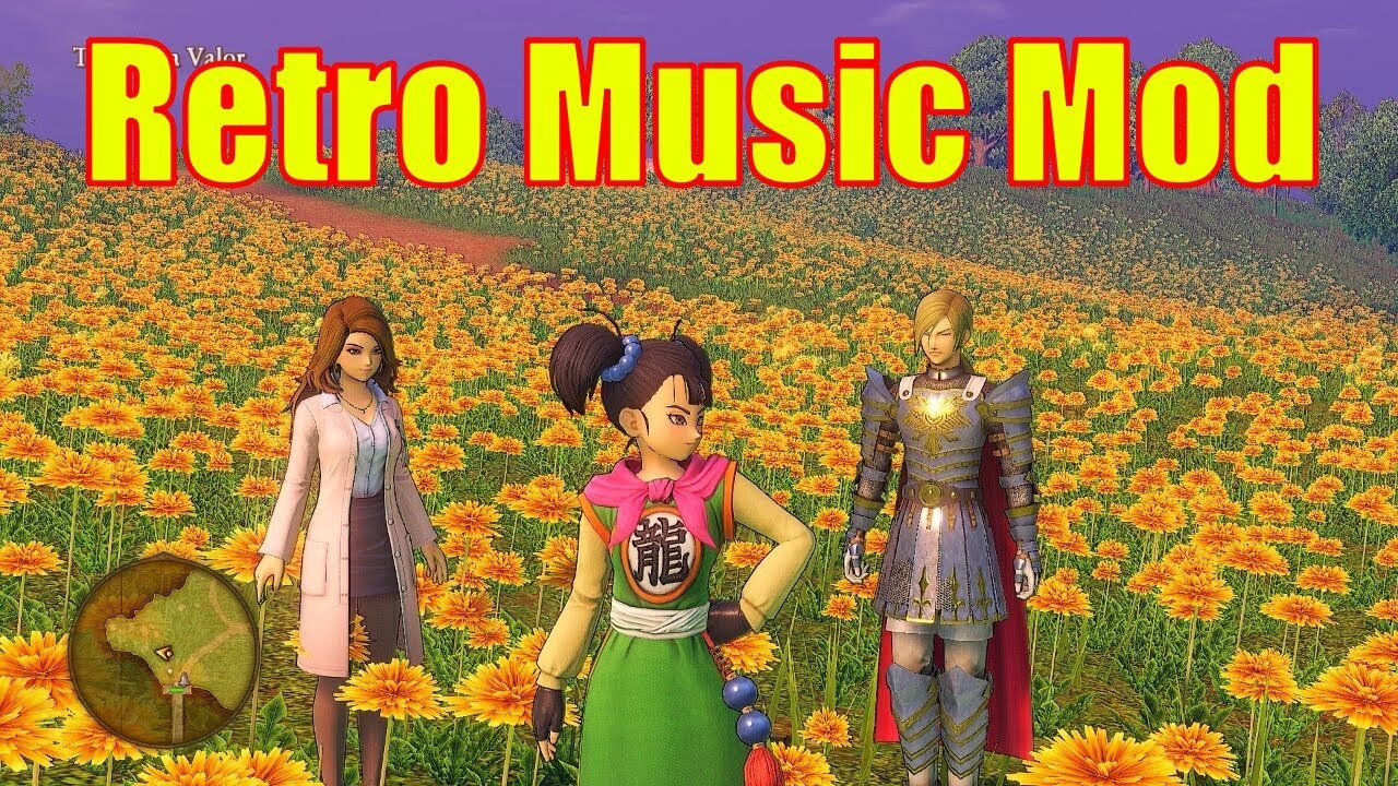 DQXI-S Retro Music Mod (DQ8 Overworld Theme Comparison)