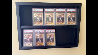 Small Graded Card Display Case Build Small Graded Card Display Case Build