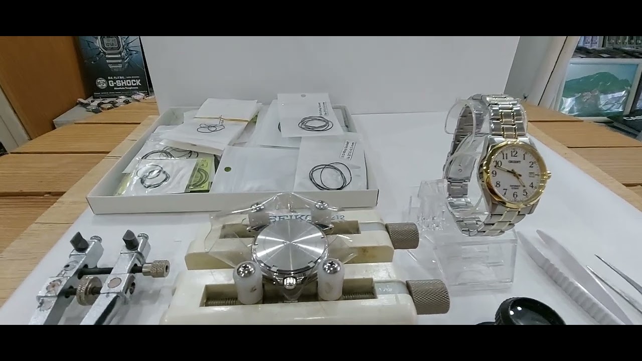 Orient Watch Battery Replacement and Case Back Gasket Service