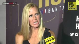 UFC 193: Holly Holm on getting kicked by fan, how good Ronda's boxing really is