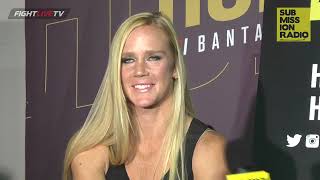 Ufc 193 Holly Holm On Getting Kicked By Fan, How Good Rondas Boxing Really Is