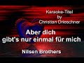 Aber dich gibts nur einmal fr mich  nilsen brothers  karaoke