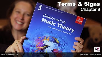 New ABRSM Music Theory Grade 3 Chapter 8 TERMS AND SIGNS- with Sharon Bill