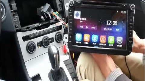 Ownice C200 Android 4 4 2 Car DVD   Reversing Guide Line & Air Condition Info Display for VW