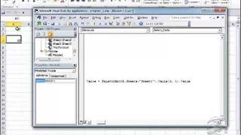 MicroComputer Apps Excel Tutorial 3: Using the Cells Property to Copy Cells