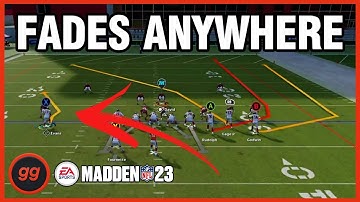 How to Beat Man with Goal Line Fades ANYWHERE on the Field