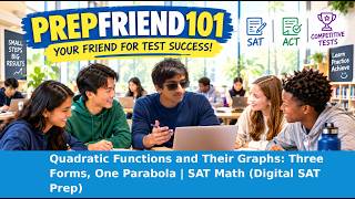 Quadratic Functions and Their Graphs: Three Forms, One Parabola | SAT Math (Digital SAT Prep)