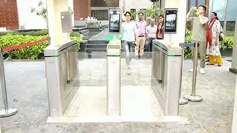 Hikvision Swing Barrier with Facial Recoginsation System (FRS)