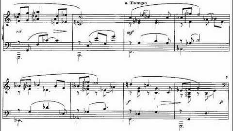 Poulenc, Improvisation n. 13 in A minor (1958)