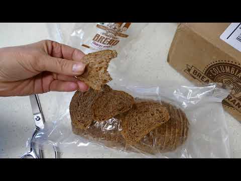 Sprouted Wheat Bread from Columbia County Bakery - Unboxing and Review