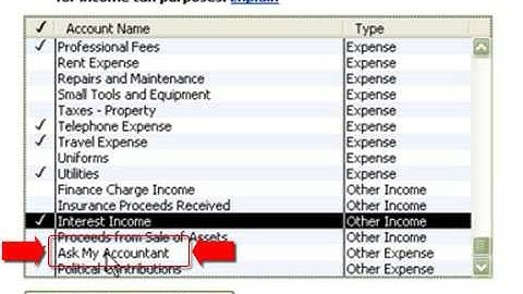 QuickBooks Video Tutorials- Chart of Accounts- Set Up